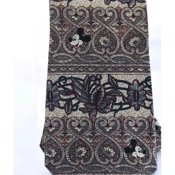 Oscar de la Renta Mens Silk Blue Red Paisley Geometric Ties Mickey Coca Cola Lot - Picture 8 of 15